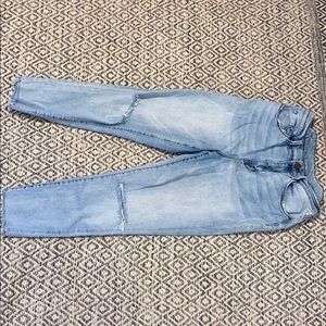 high waist ripped knee BDG jeans